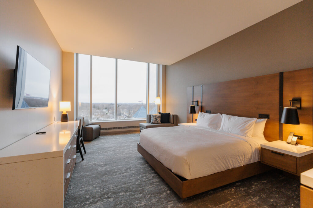 King Castle View Guest Room at the Highpoint Hotel